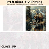 TUMOVO DIY Painting by Numbers for Adults, Bear Paint by Numbers, 16x20 Inch Adults Paint by Number Kits for on Canvas, Frameless Color by Number Art Craft Kits TUMOVO