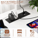 Aheaplus L Shaped Gaming Desk with Power Outlets & LED Lights, Small L- Shaped Desk Computer Corner Desk with Monitor Stand & Storage Shelf, Home Office Desk Writing Desk with Storage Bag, White Aheaplus