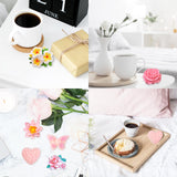 9 PCS Flower Candle Molds Rose Silicone Candle Mold Flower Shapes Moldes De Rosas Silicona para Velas for Soy Wax, Beeswax, Candle Making, Resin Craft Aifong