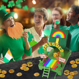 OFIHIDO Leprechaun Trap Kit for Kids,Wood DIY Craft Catch a Leprechaun Trap Kit for Kids Classroom Activity,St. Partrick Day Decorations Party Supplies OFIHIDO