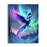 VAIIEYO 5D DIY Phoenix Diamond Art Kits for Adults, Diamond Painting Animal, Diamond Painting Kit Full Drill Round Rhinestone Craft Canvas for Home Wall Decor Gift 12x16 inch/30x40 cm VAIIEYO