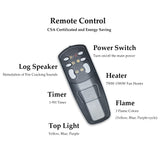 Benrocks 36” Electric Fireplace Inserts with Glass Door and Mesh Screen, Multicolor Flames & Fire Crackling Sounds, Timer, Overheating Protection Fireplace Heater, 750/1500W Benrocks