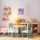 Animal Diamond Art Kits for Kids with Wooden Frame, Unicorn Diamond Art for Kids with Beautiful Package, Arts and Crafts for Kid Ages 8-12(7x7inch) WEMEON