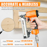 P625 23 Gauge Pneumatic Micro Pin Nailer 3/8-Inch to 1-Inch Length Air Power Headless Pinner Kit with 10,000 Pins Pin Nail Gun Pins Gun Brad Nailer Gun Finish Nailer Gun KAMSIN