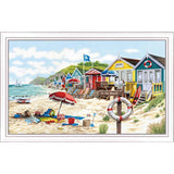 PaintWorks 73-91794 Beach Nature Paint by Number Kit for Adults and Kids, 20" x 12", Multicolor, Multi PaintWorks