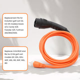 Gtouse Golf Cart Charger Power Cord Golf Cart Charging Cable Replacement Fits for Evolution ICON EV Golf Carts 120V Charging Power Cord Replaces 2.04.0620 Golf Cart Accessories Gtouse