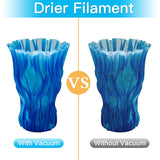 YOOPAI Filament Storage Bag Vacuum Kit-20Pack Cleaning Drying Sealed Bags for 3D Printer Filament with Desiccants/Humidity Indicator Cards/Hand Pump (Plastic 13.2 x 12.7inch) YOOPAI