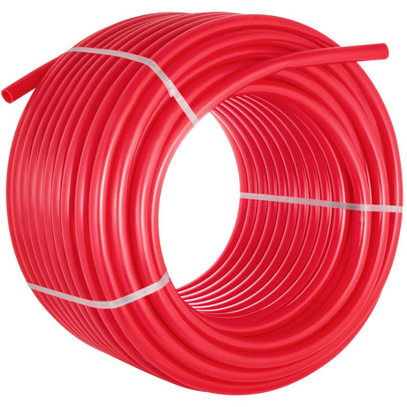 Happybuy Pex Pipe Tubing 1 Inch 300ft Pex Tubing Non-Barrier Radiant Water Plumbing Pipe Pex-B ?1" Non-Barrier/300FT/Red? Happybuy