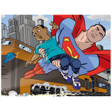 Superman Saves He Day 500 Piece Jigsaw Puzzle for Adults, 16" L X 21.5" W GRAPHICS & MORE
