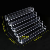 BVANQ 5 Tier Sunglasses Organizer Acrylic Sunglass Holder Nail Polish Organizer Countertop Stand Display No Pungent Acrylic Glue Assembly for Highlighting Glasses,Makeup,Essential Oil BVANQ