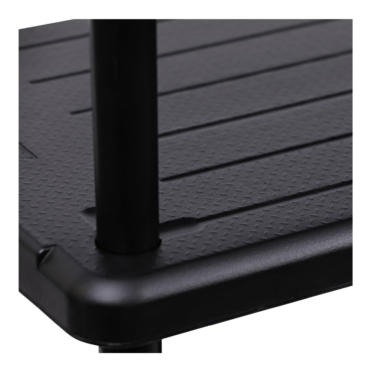 Iceberg Rough 'N Ready 5-Shelf Open Storage Unit, Black, 36" W x 74" H x 18" D Iceberg