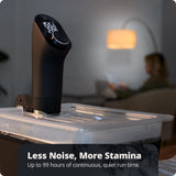 Greater Goods Kitchen Sous Vide Machine - Precision Cooker, Immersion Circulator, Brushless Motor, 1100 Watts (Onyx Black) Greater Goods