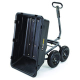 Gorilla Carts Heavy Duty Yard Dump Cart, Lawn and Garden Wagon, 1,200 Lb Capacity Gorilla Carts