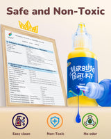 JUPITEARTH 52Pcs Water Marbling Paint Kit, Arts and Crafts for Girls & Boys, Art Supplies for Kids Ages 3-5 4-8 8-12, Marbling Paint for DIY Crafts, Christmas and Birthday Gifts JUPITEARTH