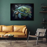 Sea Turtle Puzzles for Adults 1000 Pieces, Earth Turtles Forest Jigsaw Puzzles, Fantasy Nature Plant Animals Puzzle as Home Decor PPuzzling