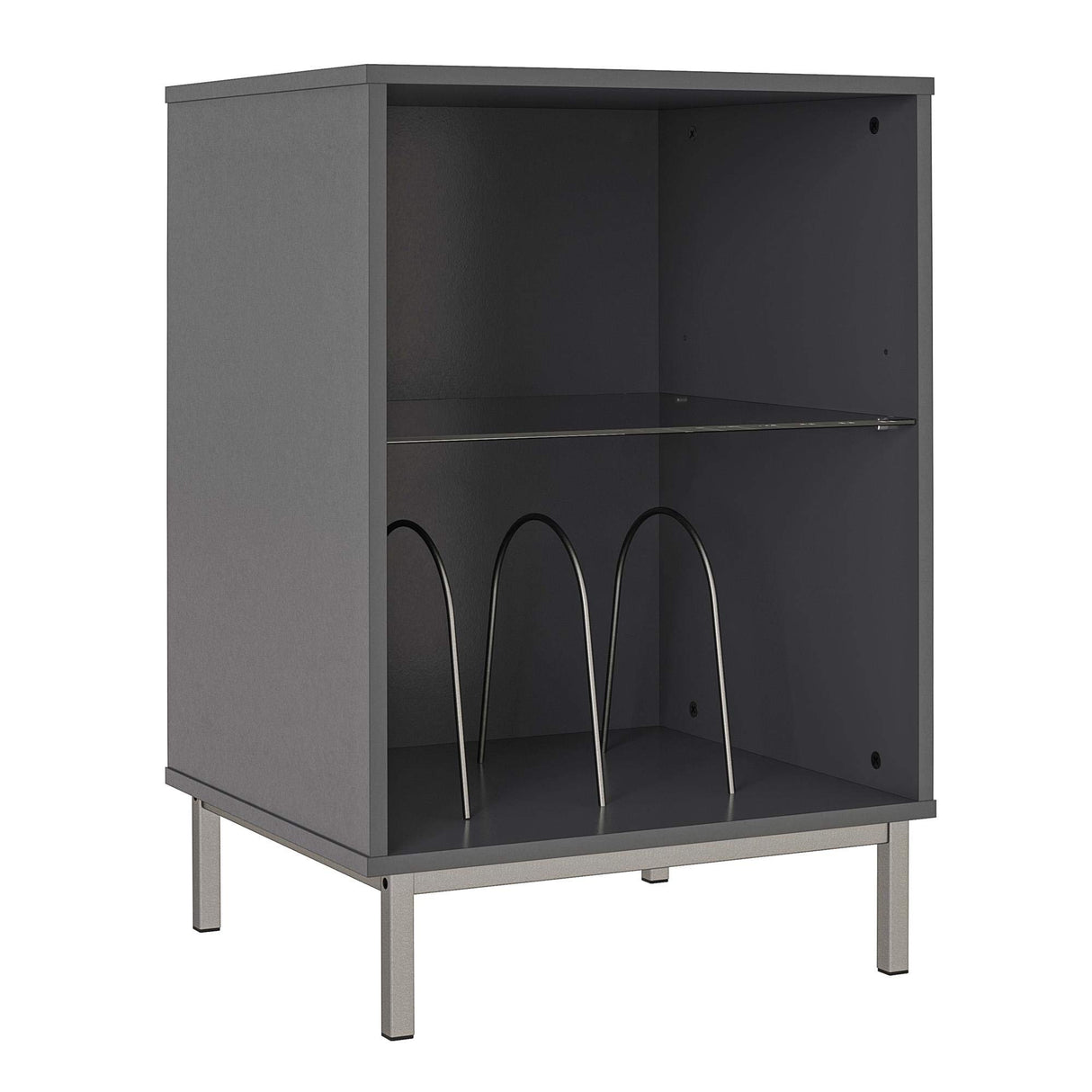 Ameriwood Home Lumina Turntable Stand (Graphite Grey) Ameriwood Home