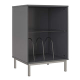 Ameriwood Home Lumina Turntable Stand (Graphite Grey) Ameriwood Home