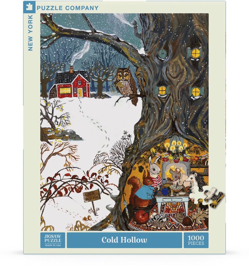 New York Puzzle Company - Loré Pemberton Cold Hollow - 1000 Piece Jigsaw Puzzle for Family Game Nights by Loré Pemberton New York Puzzle Company