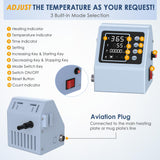 Slendor 5 in 1 Heat Press Machine 12x15 Inch T-Shirt Pressing Machine 360° Swing Away Sublimation Heat Press Digital Heat Transfer with 11OZ Tumbler Press, Multifunction Combo for Hat Cap Mug Plate Slendor