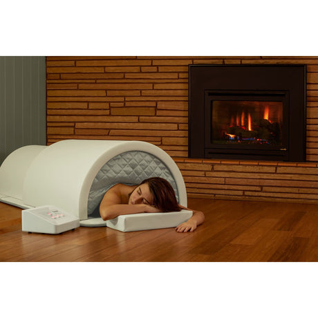 1Love Premium Pro Far Infrared Sauna Dome | 0 EMFs, ELFs & VOCs | 10 Minute Preheat | 1200W/110V Power | Personal Sauna | 1 Person Sauna | Portable Dry Sauna | Home Sauna | Therapeutic Stones 1Love
