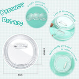 Yilloog 25 Pcs 3 Inch Clear Button Pins for Crafts DIY Photo Buttons Acrylic Button Pin Blank Button Pins Bulk for Picture Make Your Own Buttons Badge Maker DIY Crafts Supplies Yilloog