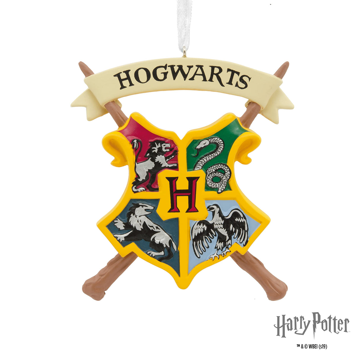 Hallmark Harry Potter Hogwarts Crest Christmas Ornament Hallmark