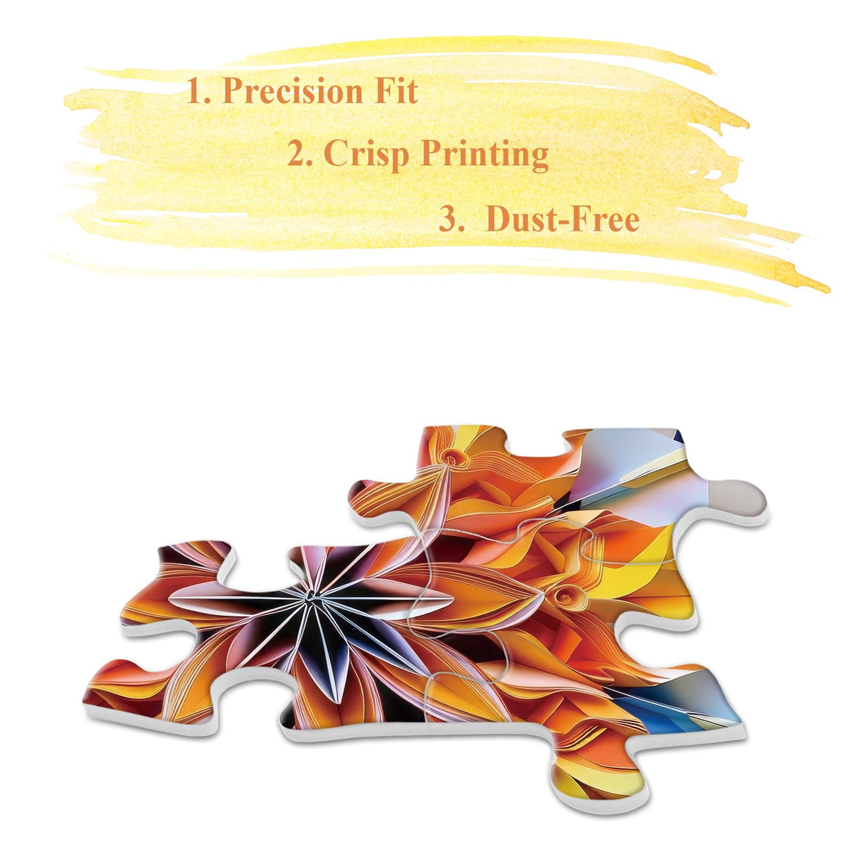 Colorful Flower Puzzle for Adults 1000 Piece, Rainbow Mandala Floral Jigsaw Puzzle, Color Papercut Art Puzzle BBOLDIN