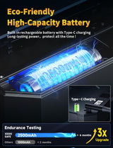 XEGIS SAFE World's 1st Palm Vein Biometric Gun Safe [0.09s Smart Unlock] [10X Military Anti-Pry/Drop] Handgun Pistol Safe with Keypad+Key Lock for Home Nightstand Bedside & Car - Space Grey XEGIS SAFE