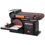 EliteEdge EliteEdge Benchtop Belt and Disc Sander - 1/2HP Motor, 4" x 36" Belt, 6" Disc, Sturdy Cast Iron Base, Powerful Woodworking Sander with Benchtop Mount EliteEdge