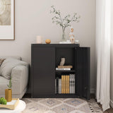 IRONFFICE Metal Wall Storage Cabinet,Steel Garage Hanging Cabinet,Black Cabinets for Storage Wall,Locking Wall Cabinet Small for Home Office,Kitchen IRONFFICE