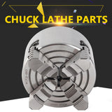 Lathe Chuck, K72-80 4 Jaw 3.15 Inch 4000r per min Independent and Reversible Jaw Metal Lathe Chuck Turning Machine Accessories with 1 Hex wrench and 3 Screws Zetiling
