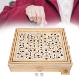 Yosoo Wooden Maze Ball Large, Wooden Labyrinth Maze Game Educational Games Puzzle Toy Table Tilting Balance Board with for Dementia Adults Children Large Marbles Company Junior Yosoo