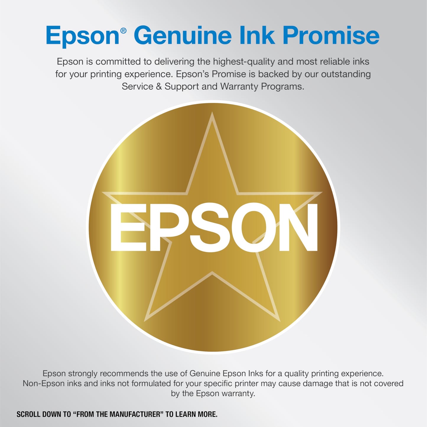 Epson EcoTank Pro ET-5850 Wireless Color All-in-One Supertank Printer with Scanner, Copier, Fax and Ethernet, White