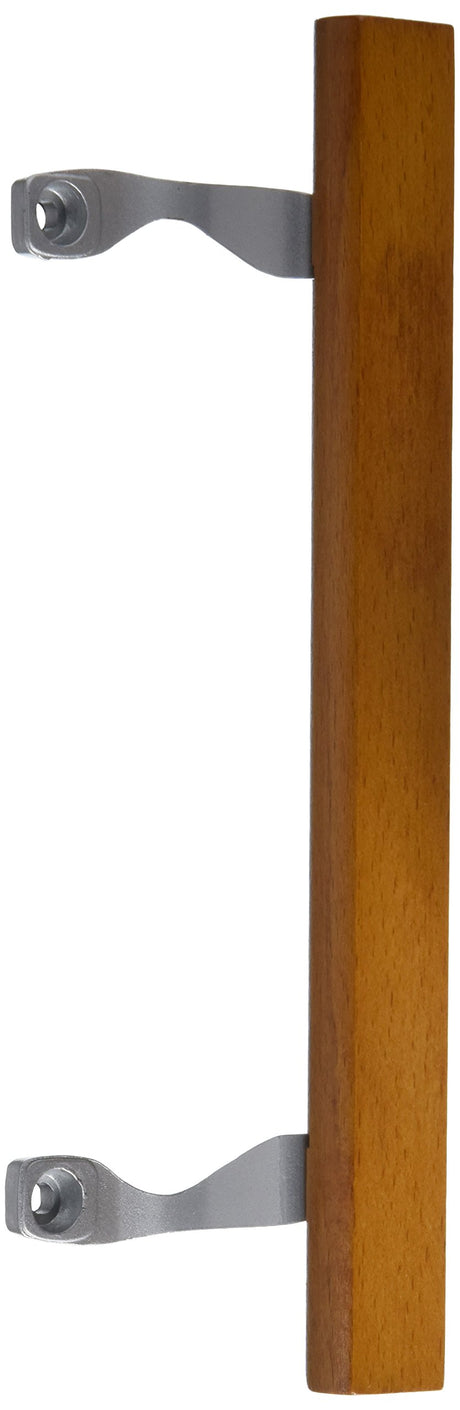 Wright Products - Replacement Oak Sliding Patio Door Inside Handle Set, Wood/Aluminum Grey - Internal Sliding Door Handle Wright Products