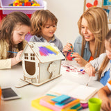 Wooden DIY Bird House Kit for Adults to Build, Outdoor Woodworking Crafts Freestyle, Hanging Birdhouse for Garden Yard Decor Gifts VinBee