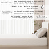 LIYIH 8 Inch Full Mattress,137 * 190cm,8 inch Thick,Memory Foam Mattress, Relieves Back Pain,Good air Permeability,CertiPUR-US Certified,White 【2025 New Version】 LIYIH