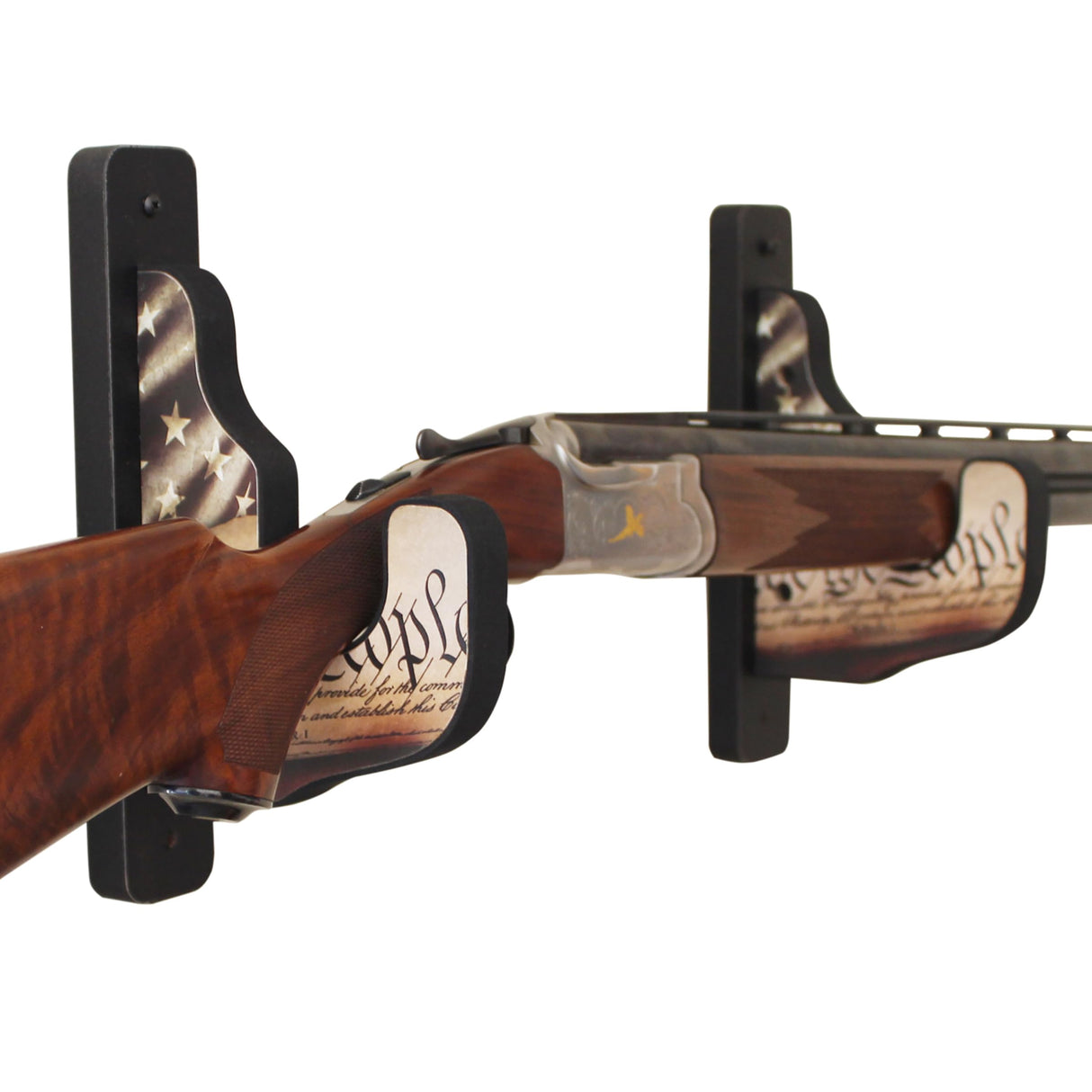 Rush Creek Creations - Single Gun Rack, Rifle, Shotgun & Gun Wall Mount, Indoor Gun Rack Holder for Hunting and Shooting, Gun Rack for Wall, Gun Hooks Wall Display Rack, Gun Hanger Storage & Organizer Rush Creek Creations