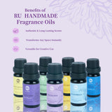 RU HANDMADE Candle Making Kit for Adults Beginner with Engraved 4x7oz Glass Jars&3 Tins, Candle Kit, 7 Pleasant Scents, Complete DIY Supplies Set with Soy Wax, Color Dye, Wick, Perfect for Home Craft RU HANDMADE