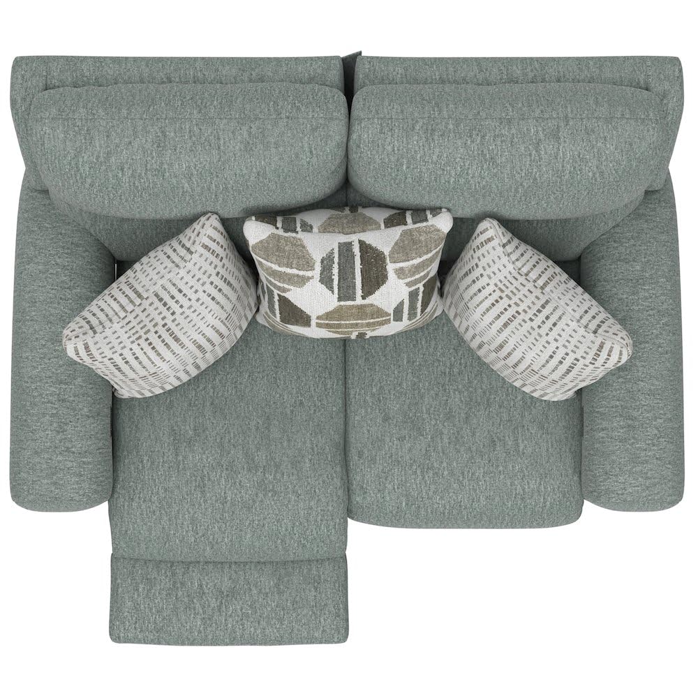 Jackson Furniture Catnapper Green Power Reclining Loveseat with Wood and Metal Frame, Loveseat Recliner Styled as an Elegant Couch Alternative for Living Rooms Jackson Furniture