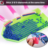 22 Pieces 5D Diamonds Painting Tools and Accessories Kits with Diamond Painting Roller and Diamond Embroidery Box for Adults or Kids Suptikes
