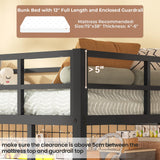 VIAGDO Loft Bed Twin Size with L-Shaped Desk, Charging Station and LED Lights, Twin Loft Bed with 4-Tier Bookshelf and 3 Drawers, Clothes Rail, Safety Guardrail&Ladder, No Box Spring Needed, Black VIAGDO