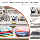 16x32 Inch Heat Press, 110V 2600W High Pressure Clamshell Heat Press Machine for Business, Large Professional Digital Control Heat Transfer Machine for Sublimation Anranni