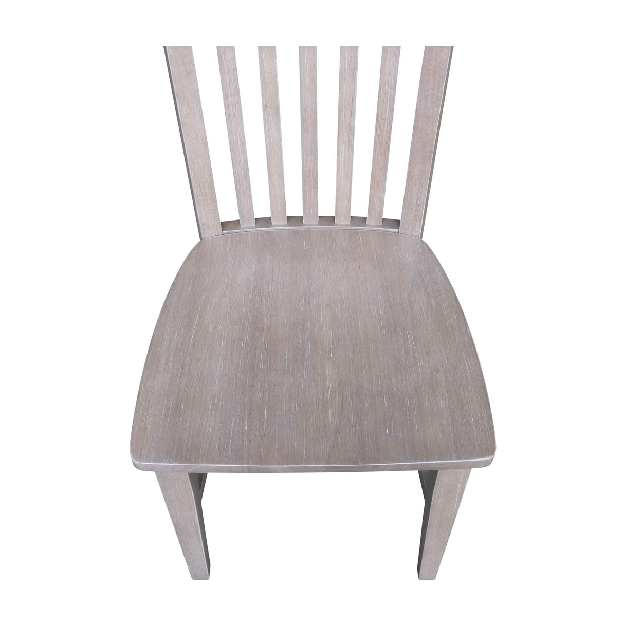 International Concepts Cosmo Chair Washed Gray Taupe IC International Concepts