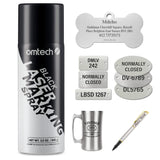 OMTech Laser Marking Spray, Metal Laser Marking Fluid for CO2 Laser Engravers, 13oz Aerosol High Contrast Black Spray for Laser Engraving Metal, Laser Ink Agent for Aluminum Stainless Steel Brass More OMTech