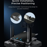 Creality Double-Sided PEI + PET Build Plate for K1, Ender 3 V3, 3D Printer Flexible Spring Steel Build Plate Glossy PET + Matte PEI Platform Bed for K1, Ender 3 V3 KE, Ender 5 S1, Ender 3 Series KOYOFEI