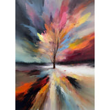 stnckic Paint by Numbers for Adults Beginners,Tree of Life Adults' Paint-by-Number Kits, Paint by Numbers Kit on Canvas,Perfect for Gift Home Wall Decor(16x20inch) stnckic