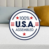 Serta - 7 inch Cooling Gel Memory Foam Mattress, Twin Size, Medium-Firm, Supportive, CertiPur-US Certified, 100-Night Trial - for Ewe, White Serta