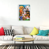 FORLAND Dog Diamond Painting Kits for Adults Beginners - 5D DIY Funny Puppy Full Drill Diamond Kits Painting Crafts for Home Wall Decor, Diamond Art Kits,12x16inch FORLAND