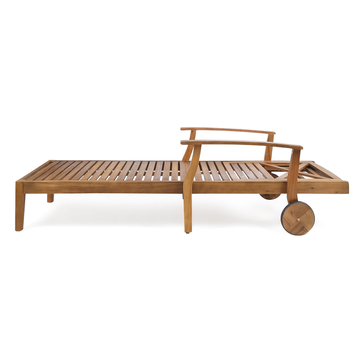 Christopher Knight Home Perla Outdoor Acacia Wood Chaise Lounge, Teak Finish Christopher Knight Home
