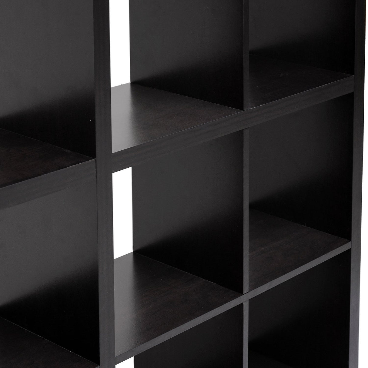Baxton Studio Sunna Modern Cube Shelving Unit, Dark Brown Baxton Studio